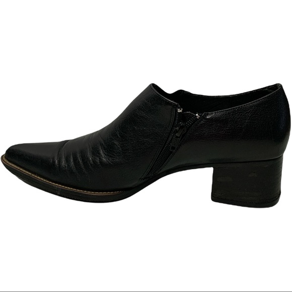 Paolo Conté Collection Black Pointed Block Heel - Picture 8 of 14